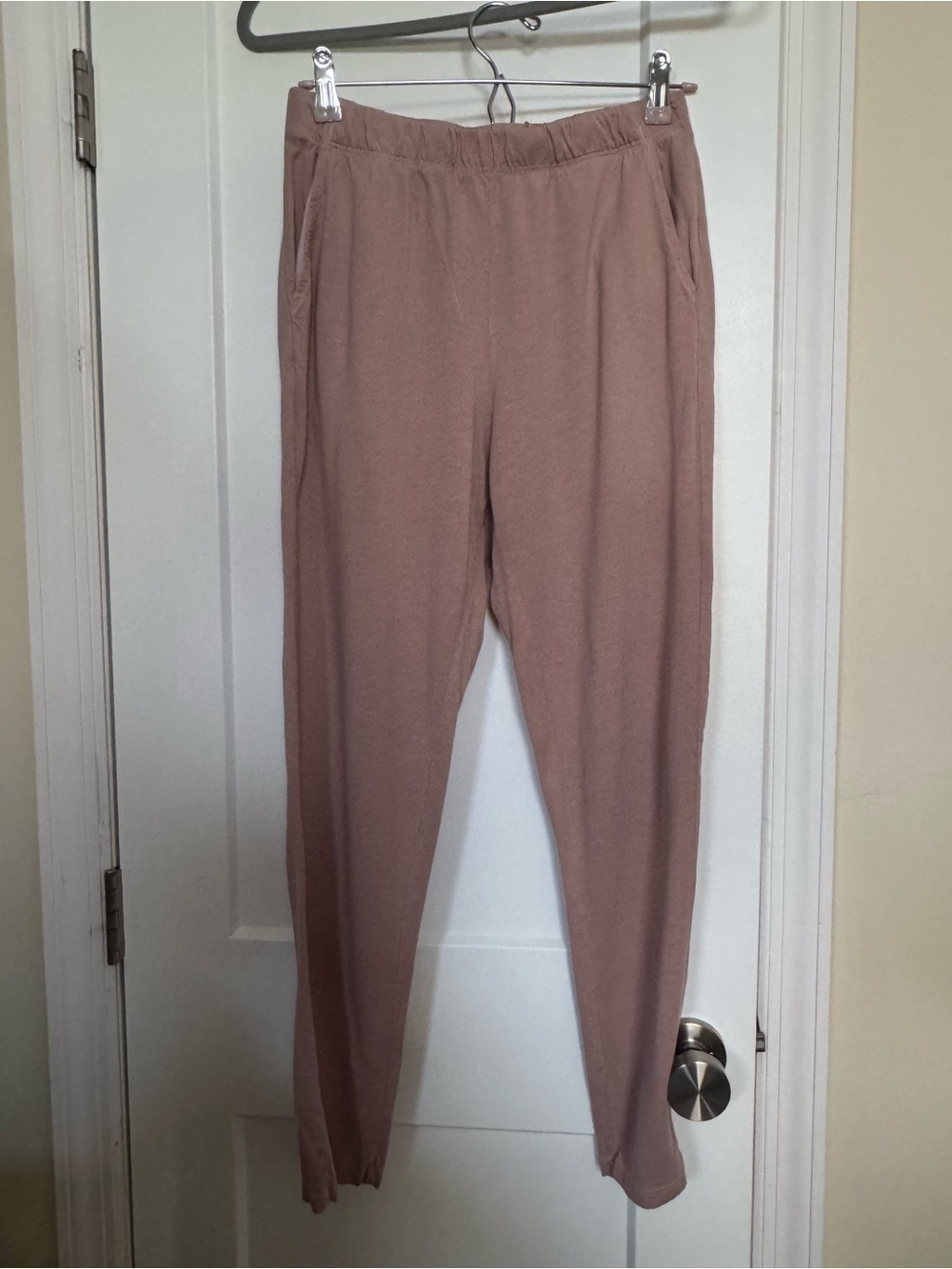Mate The Label High-Waist Jogger XS organic cotton/Tencel blend Light Pink